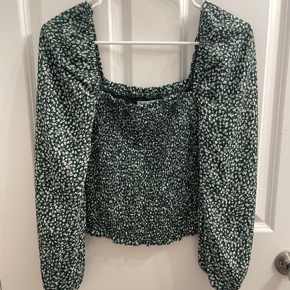 Abercrombie Green Top